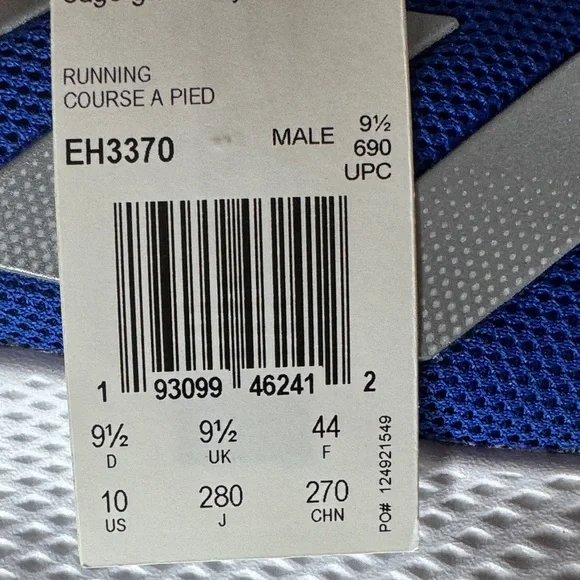 Adidas Men's Blue Athletic Shoes - Picture 5 of 7